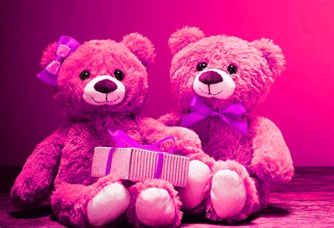 Teddy Bear Pink Cute Toy Wallpapers Hd Desktop And Mo