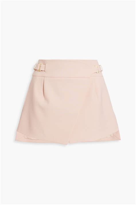 Uk Off Woven Mini Wrap Skirt Dion Leewomens Skirts Pink