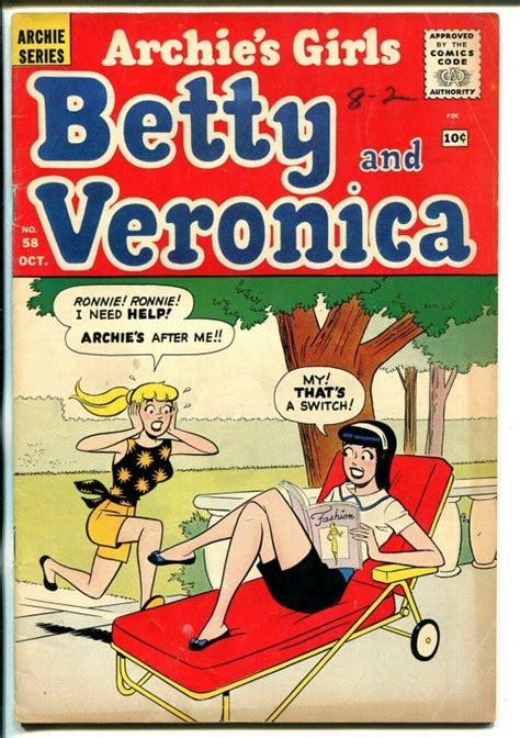 Archies Girls Betty And Veronica 58 1960 Archie Teen Humor Vg Comic Books Silver Age Archie