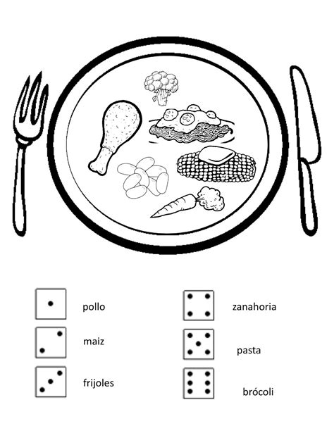 Food In Spanish Worksheets