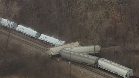 Train Carrying Hazardous Materials Derails In Michigan