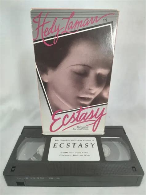 Ecstasy Vhs 1933 Hedy Lamarr Romance Complete Uncut Version Female