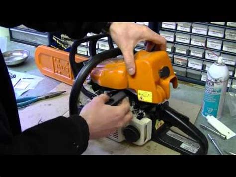 Subsequently, question is, how do you start a flooded stihl chainsaw? CHAINSAW WON'T START STIHL MS 170 | FunnyDog.TV