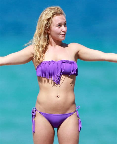 hayden panettiere in purple bikini on miami beach 11 gotceleb