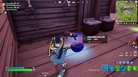 How To Find And Use An Explosive Goo Gun In Fortnite Touch Tap Play
