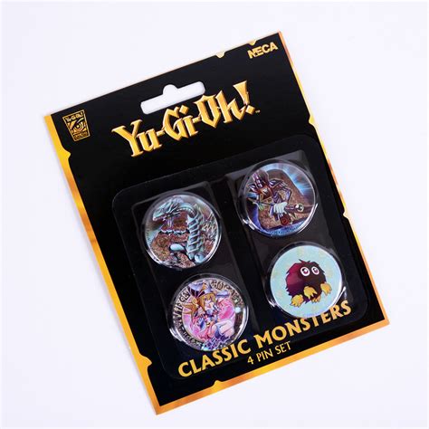 Classic Monsters 4 Piece Pin Set Yu Gi Oh Tokyo Otaku Mode Tom
