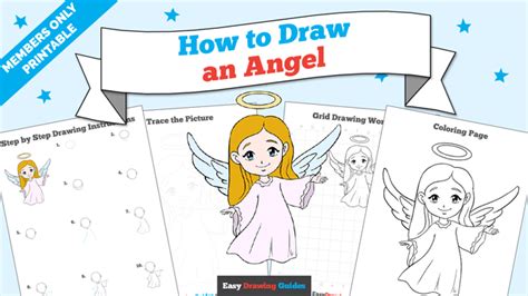 How To Draw An Angel Easy Step By Step