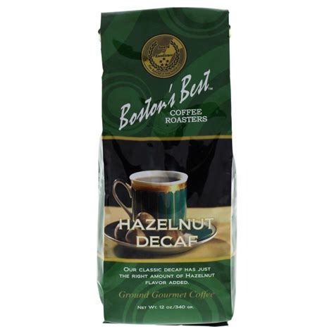 Bostons Best I0096791 12 Oz Hazelnut Decaf Ground Gourmet Coffee In