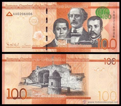 Republica Dominicana 100 Pesos Dominicanos 2014 Vendido En Venta