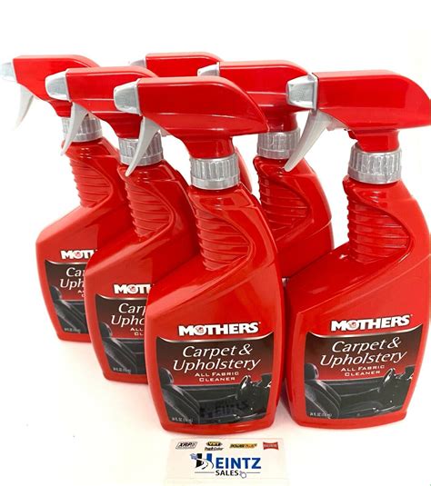 Mothers 05424 Carpet And Upholstery 6 Pack All Fabric Cleaner Vinyl