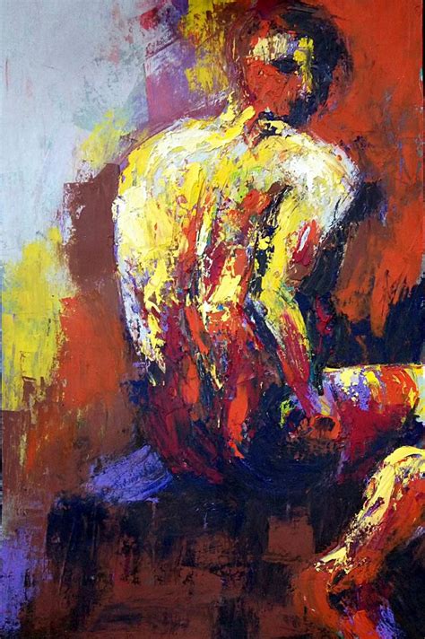 Nude Seen From The Back Painting By Laura Aranda Saatchi Art