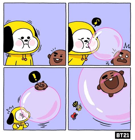 Online photoshop and graphic design software has never been so easy! BT21 on in 2020 | Bts chibi, Bts fanart, Kpop fanart