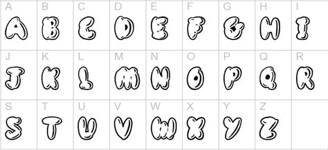 10 Cool Bubble Fonts Images Bubble Letters Alphabet Font