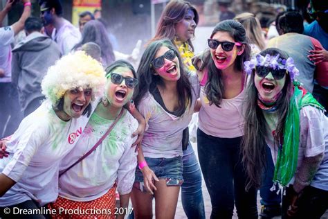 Open Air Holi Dance Party At The Brownstone In New Jersey News India