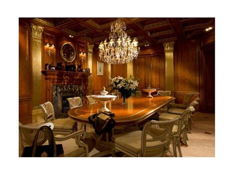 Architectural paneled dining room in yew with. clive christian - Google Search | Luxury dining room ...
