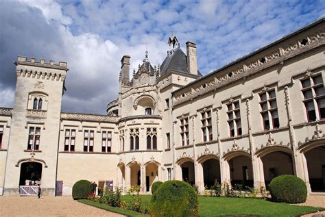 Courtyard And Gardens Of The Château De Brezand By Kordouane