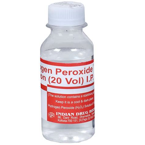 Buy Hydrogen Peroxide 6 Solution 100 Ml Online At Best Price In India