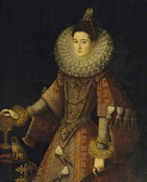 Infanta Isabella Clara Eugenia Painting Juan Pantoja De La Cruz Oil