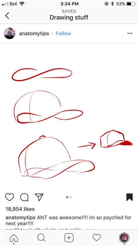 How To Draw A Capped Hat Cap Drawing Doodle Drawing Drawing Skills