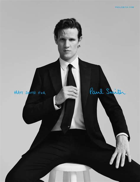 Matt Smith Appointed As The New Face Of Paul Smith S Fw And Ss