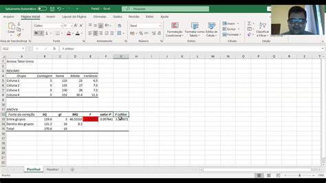 Habilitando o modo Análise de dados no Excel YouTube