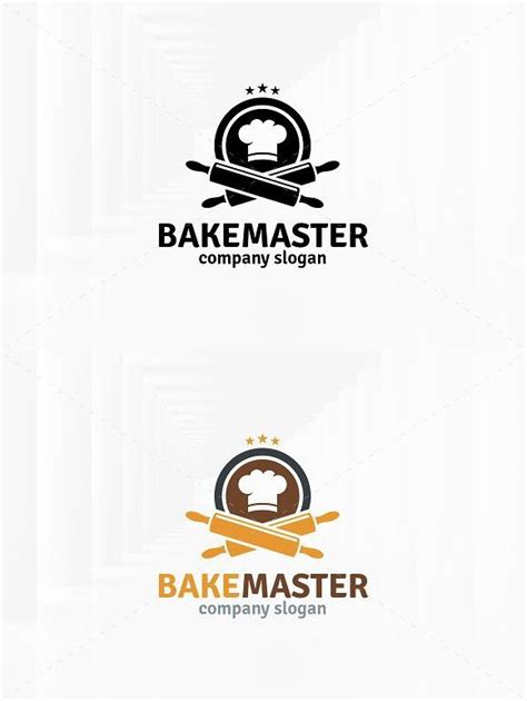 Bake Master Logo Template Cooking Logo Baking Logo Bakery Logo