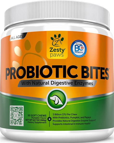 Dog probiotics make sure your pet's gut is healthy and balanced and their immune system supported. Probiotic for Dogs With Natural Digestive Enzymes ...