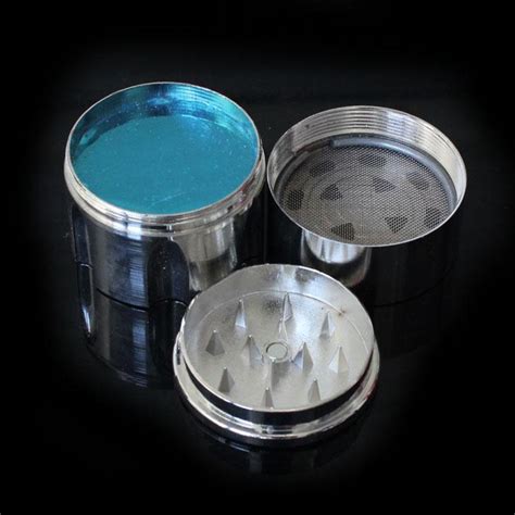 hot dhl 52 43mm 3parts grinder new metal bullet shape herbal herb cigar tobacco grinder smoke