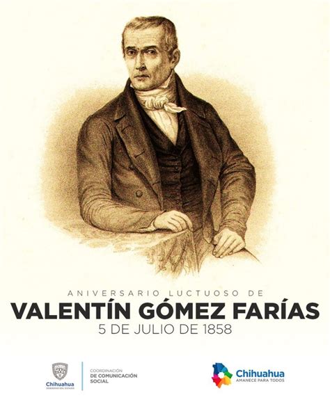 Un Día Como Hoy Pero De 1858 Muere Valentín Gómez Farías Reconocido