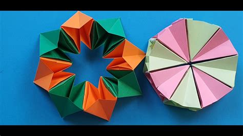 Diy How To Fold An Easy Origami Magic Circle Fireworks Youtube