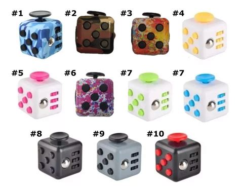 Fidget Cube Cubo Antiestres Ansiedad Colores 11900 En Mercado Libre