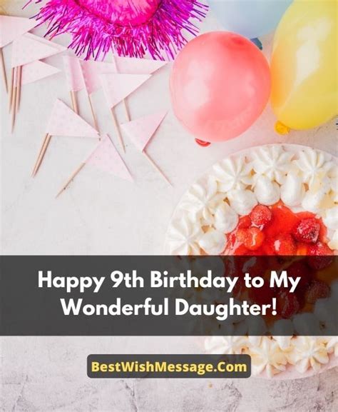 9th Birthday Wishes For Daughter Turning 9 Wishes And Messages