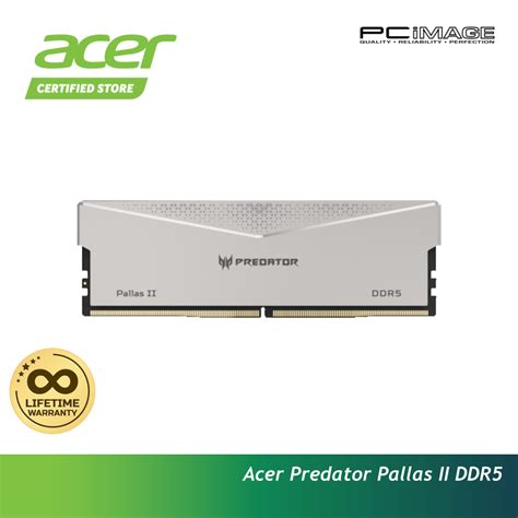 Acer Predator Pallas Ii Ddr5 5200mhz560mhz6000mhz Shopee Malaysia