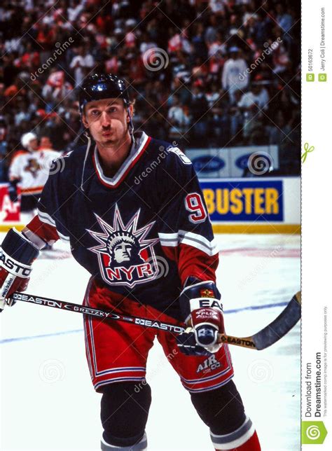 The Great One Wayne Gretzky New York Rangers Image Taken From Color
