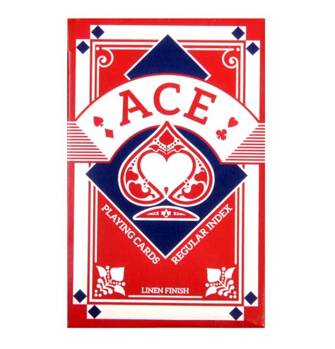 Discover more posts about ace card. Red Ace Linen Finish Regular Index Playing Cards | Pink Cat Shop