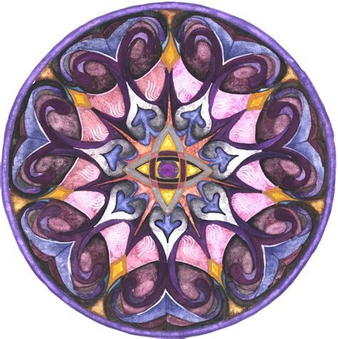 Third Eye Mandala Print Mandala Art Plates