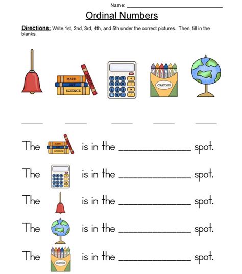 Mfontanet1968 1/6/2021 hello, thanks for sharing your worksheets. Ordinal Numbers interactive exercise for 2nd