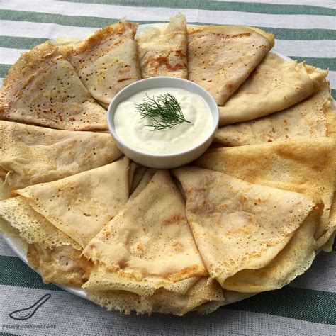Russian Crepes Blini Recipe Russian Crepes Also Called Blini Or