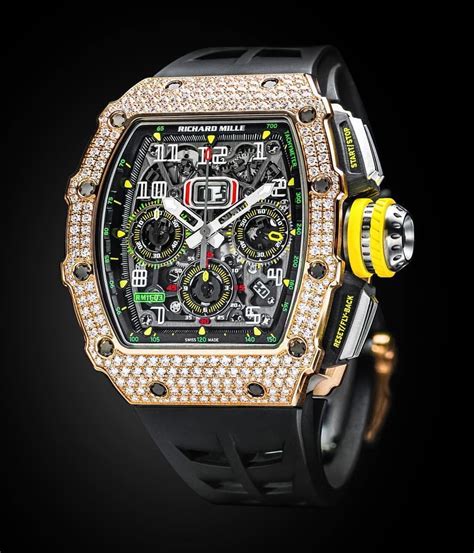 Richard Mille [NEW] RM 11-03 Rose Gold Med Set Diamond in Hong Kong
