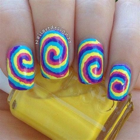 10 Cute And Creative Swirl Nail Art Beautycross Cute Nail Art Designs