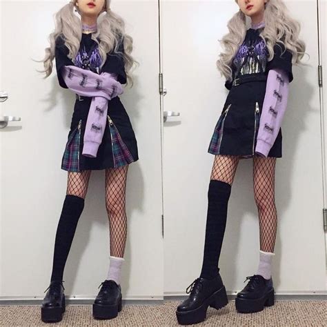 Purple Pastel Goth Fashion Edgy Outfits Fashion Inspo Outfits