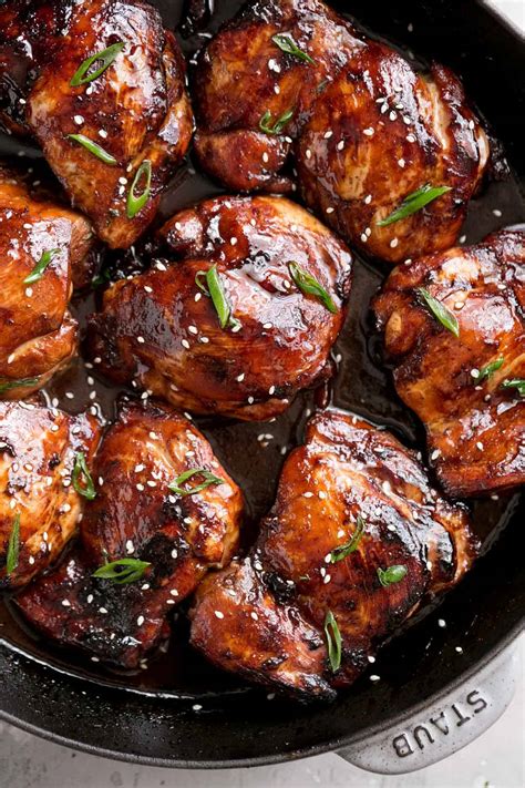 Spicy Honey Soy Roasted Chicken Thighs