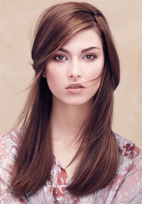 Free Download Hd Wallpaper Women Model Brunette Long Hair Looking At Viewer Face