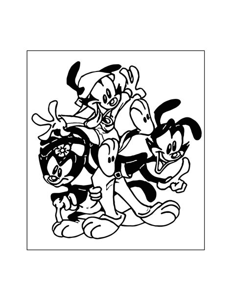Animaniacs Coloring Pages ⋆ Coloringrocks Coloring Pages