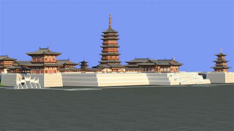 Chinese Ancient Buildings 03 3d Model Turbosquid 1732335