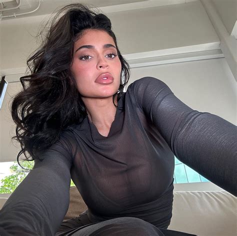 Kylie Jenner Nearly Busts Out Of Totally See Through Dress In New