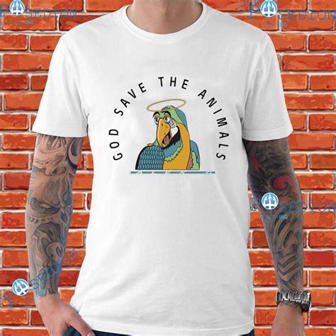Parrot God Save The Animals Alex G T Shirts Hoodie Sweater Long