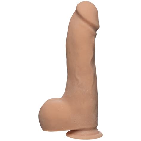 The D Master D Inches Dildo With Balls Ultraskyn Beige On Sextoys Com