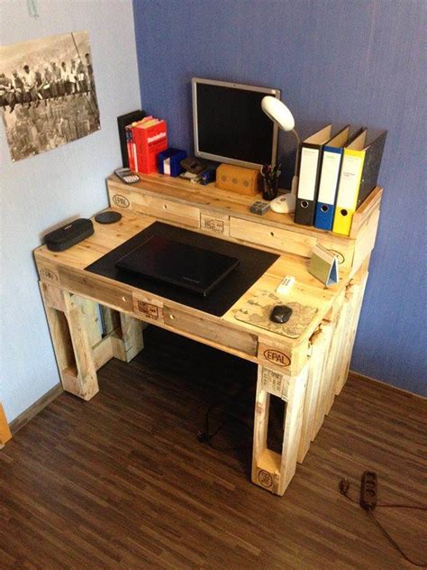 Our desks and tables are great for laptops create a smart and professional office with computer desks at discounted prices. Pallet Computer Desk | 99 Pallets