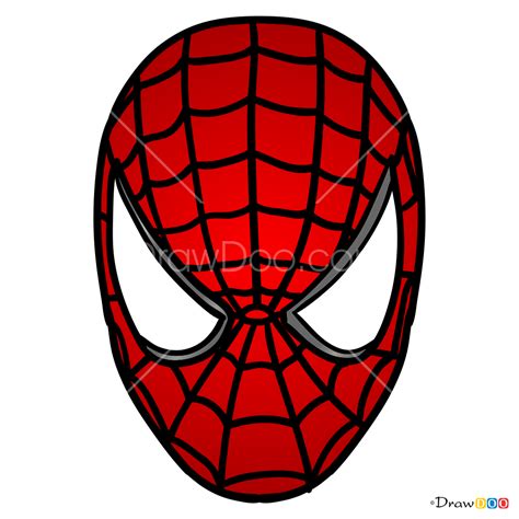 How To Draw Spiderman Mask Face Masks